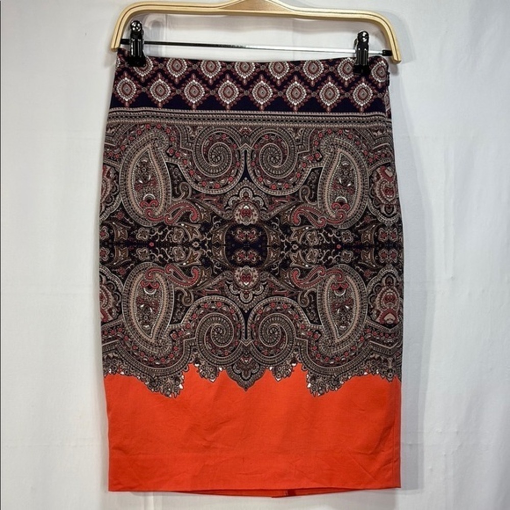 🐥The Limited  scarf, print cotton Pencil Skirt Knee-Length